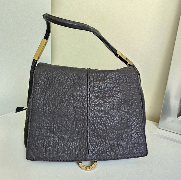 Stuart Weitzman Leather Satchel - Picture 1 of 12